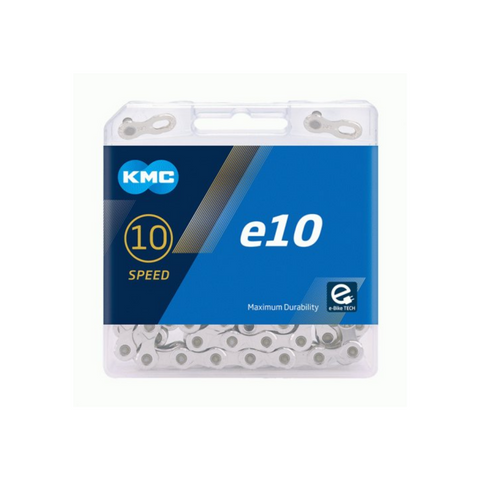 Chaîne KMC e10, 1 2x11 128, 122 maillons, broche de 5,88 mm, chaîne de vélo électrique à moteur central à 10 vitesses