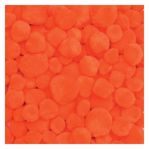 Colorations - Pom Poms Oranje, 100st.