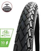 Rexway E-Bike (3.5mm Anti-lek) max 50 km u] Zwart met reflectie, 28x1 5 8x1 3 8 ETRTO 37-622