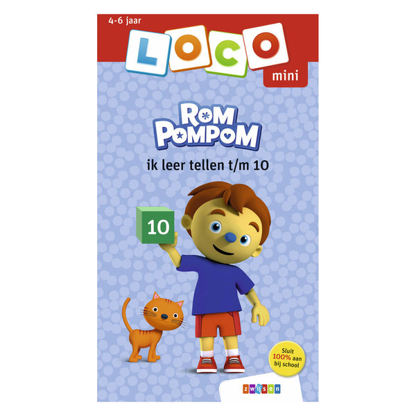 Mini Loco Rompompom - ik leer tellen t m 10