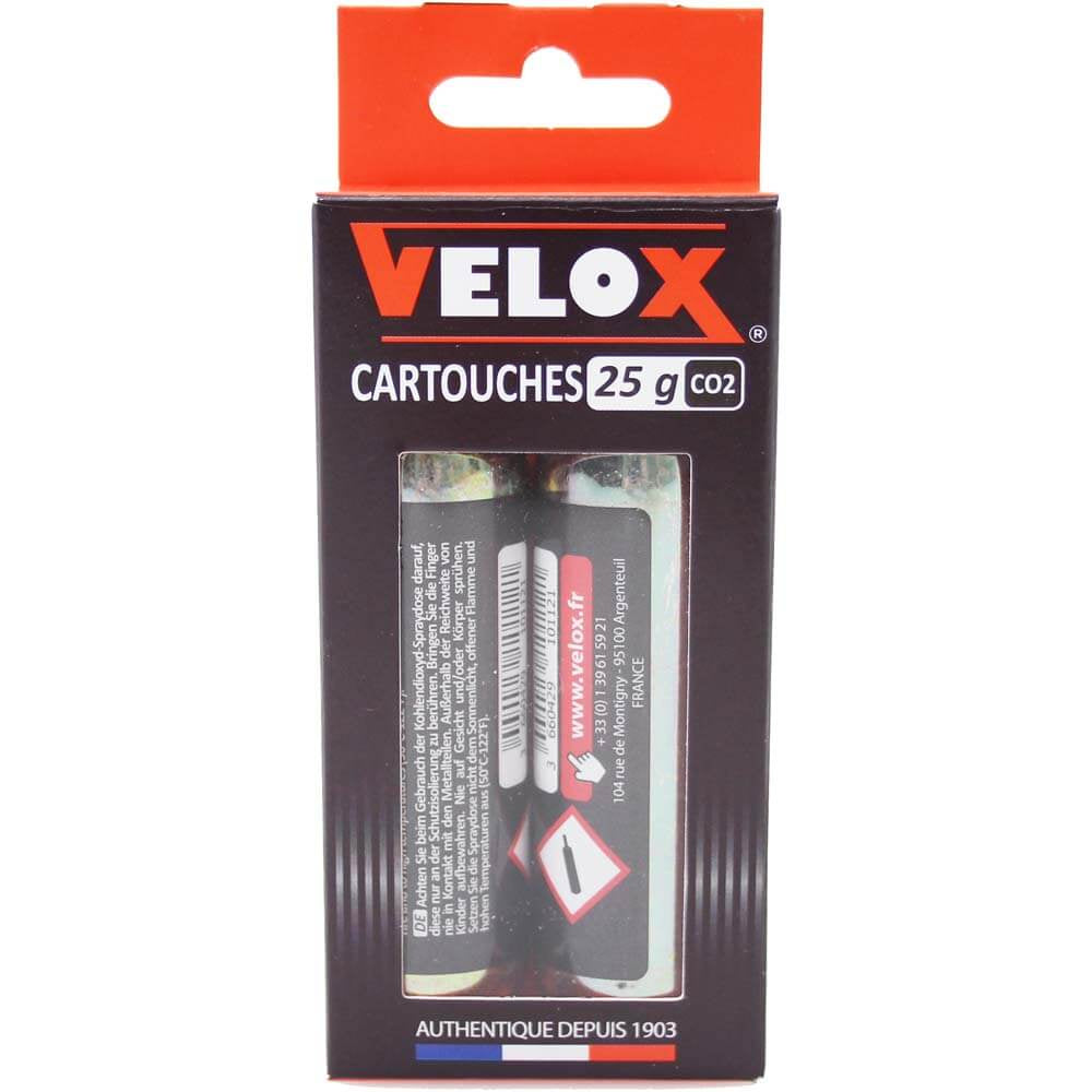 Velox CO2-patroon met schroefdraad 25g (2st)