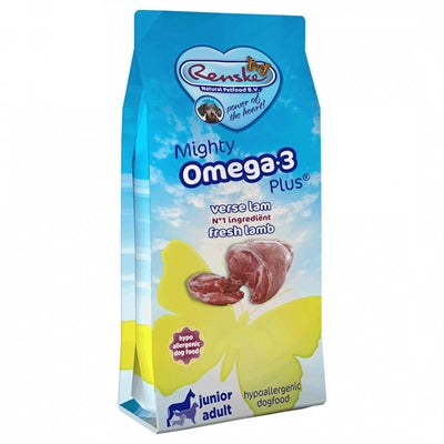 Renske mighty omega plus junior adult lam rijst hypoallergeen