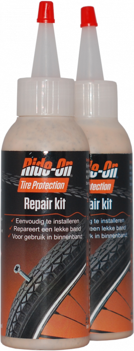 Liquide d'étanchéité pour pneus Ride-On pour vélo femme et homme (2x 125 ml)