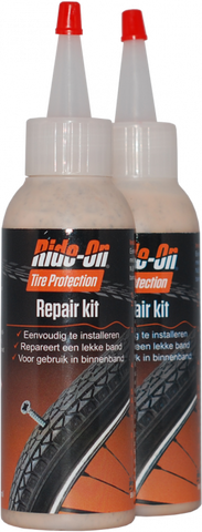 Liquide d'étanchéité pour pneus Ride-On pour vélo femme et homme (2x 125 ml)