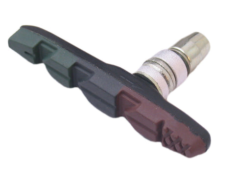 Remblokset V-brake met inbus 70mm Triple-Color (Bruin Zwart Groen)