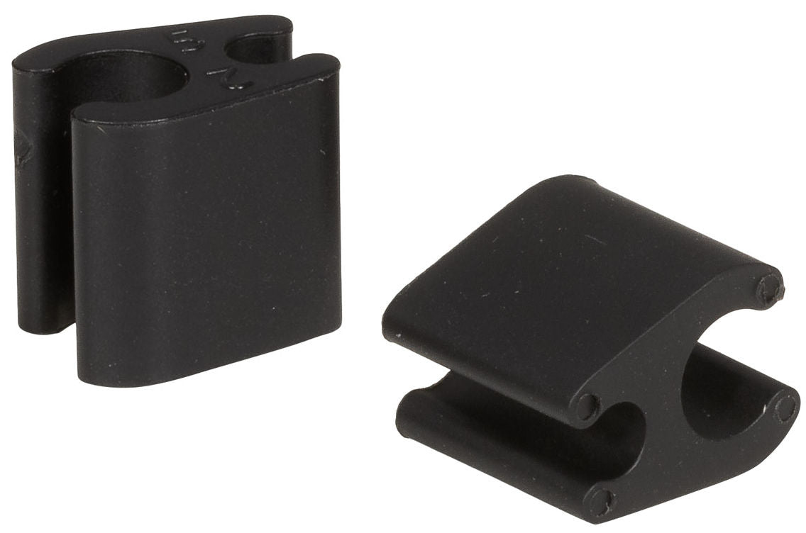 Serre-câbles Elvedes Duo PVC 4,1 mm + 4,1 mm - noir (50 pièces)