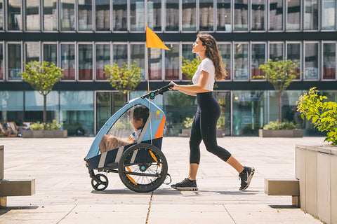 Kinder fietskar 2 in 1 Trailblazer