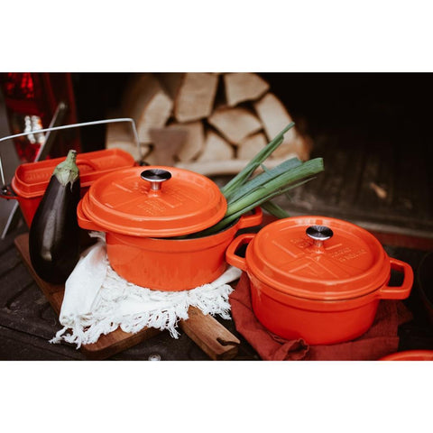 Solinger Solinger The Windmill Premium Gietijzeren Braadpan 2.5L Oranje Emaille