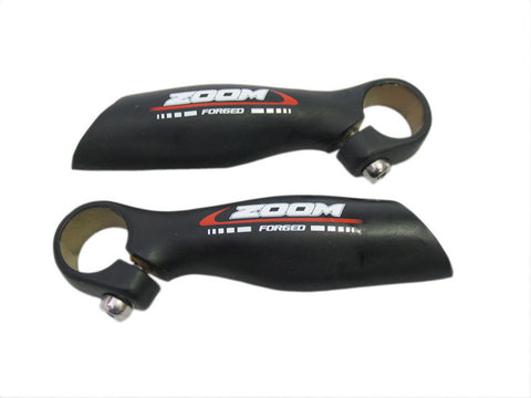 Bar-ends Zoom aluminium zwart