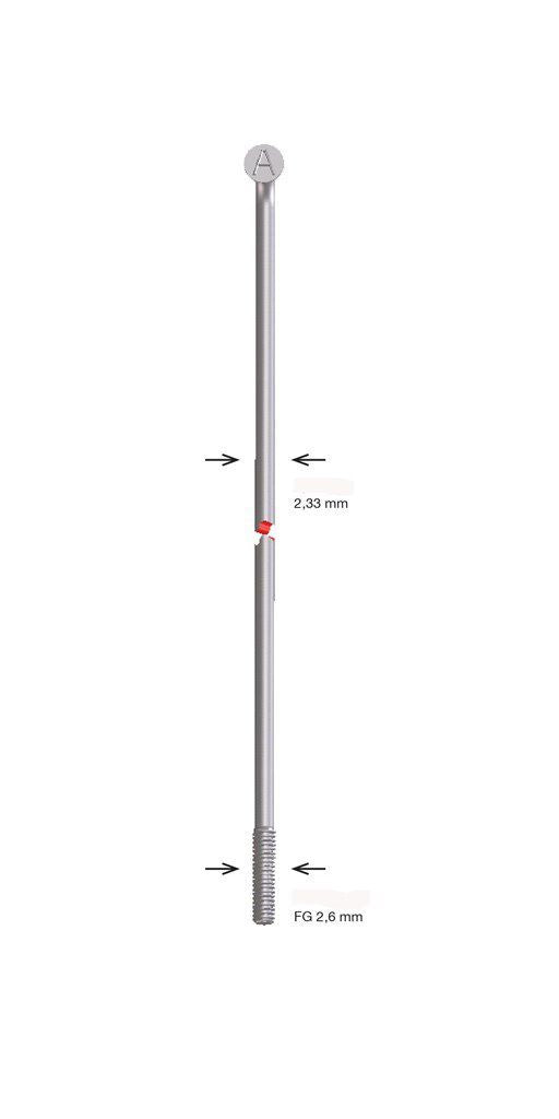 Spaken 265-13 Alpina Raggi ø2.33mm FG 2,6 - zink (144 stuks)