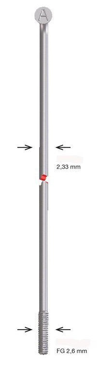 Rayons 262-13 Alpina ø2.33mm FG 2.6 - zinc (144 pièces)