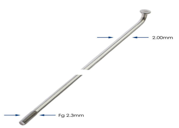 Spaken 266-14 Alpina ø2.33mm FG 2.3 - zink (144 stuks)