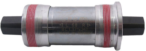 Boitier de pédalier Edge 123mm BSA 68mm avec coupelles aluminium