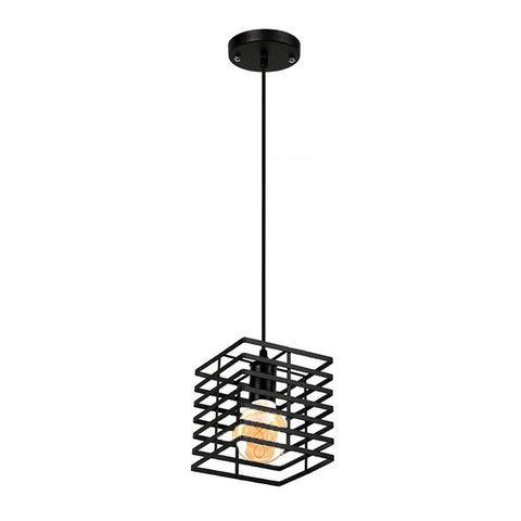 Homestyle Pro Homestyle MK015-B Industriële Hanglamp 15x18 cm Zwart Metaal