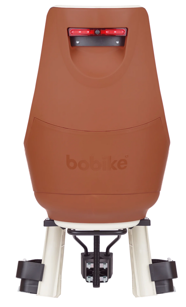 Kinderzitje achter Bobike Maxi Exclusive Tour Plus - cinnamon brown - framebevestiging (FF)