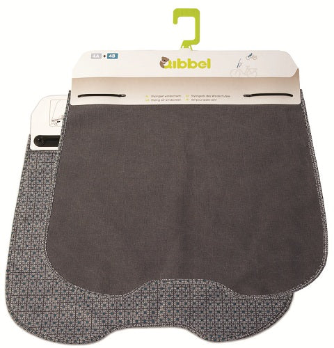 Qibbel Styling set Toile de pare-brise Elements gris Q728