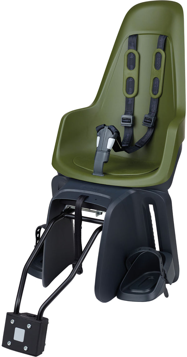 Kinderzitje achter Bobike One Maxi 1P met framebevestiging - olive green