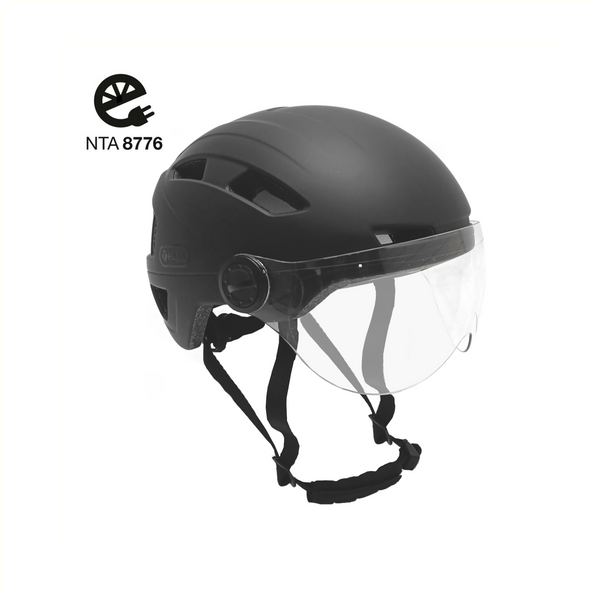 EA0704A Visière de casque Falkx, L noir mat