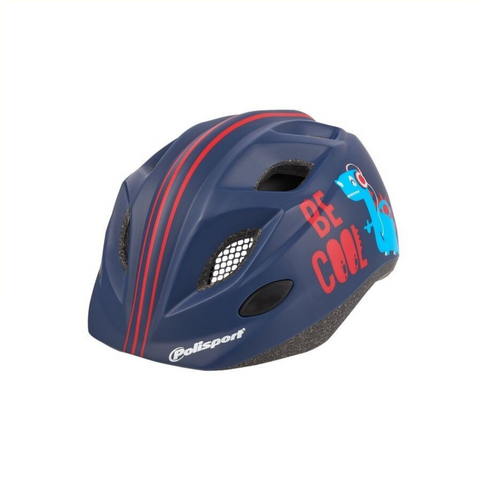 Polisport kinderhelm Be Cool. maat: S (52 56 cm), kleur: Blauw