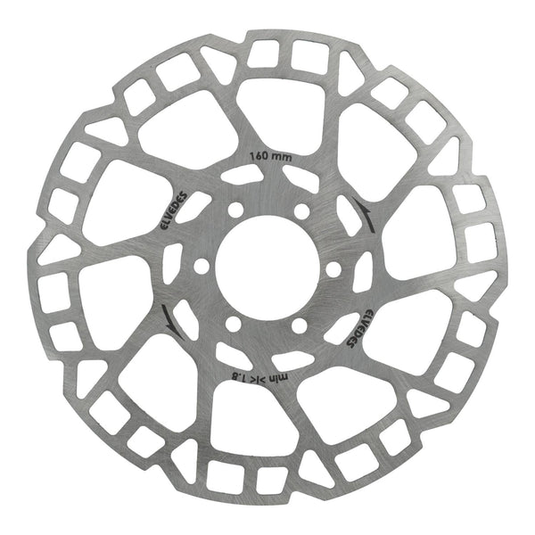 Elvedes Remschijf 6-gaats ø160mm T=2,0mm