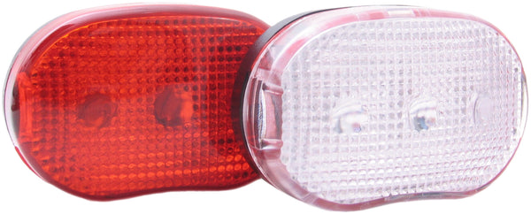 Kit d'éclairage LED Edge City - 3 LED - avant + arrière - piles incluses