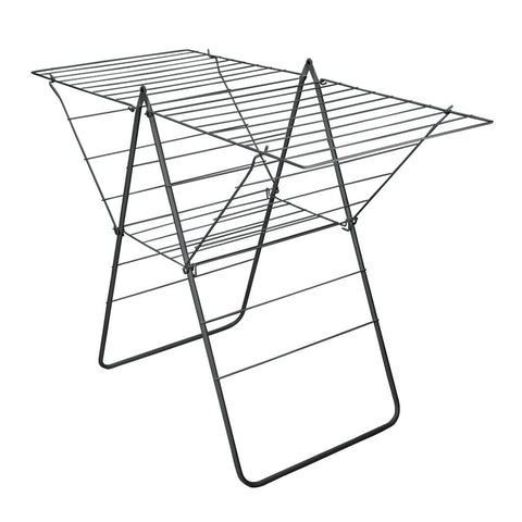 Metaltex Metaltex Rotterdam Droogrek 25 m Drooglijn 134x58x98 cm Zwart