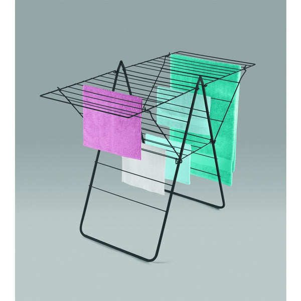 Metaltex Metaltex Rotterdam Droogrek 25 m Drooglijn 134x58x98 cm Zwart