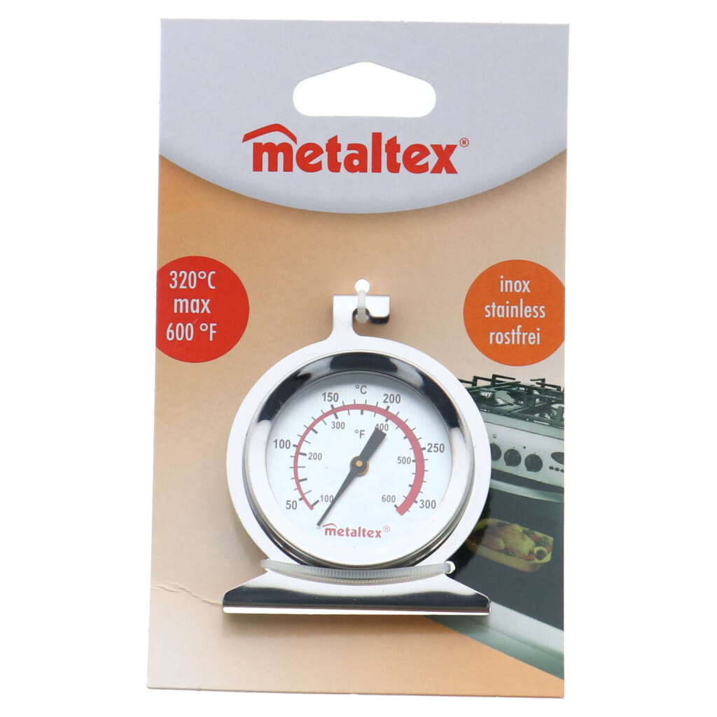 Metaltex Metaltex Oven Thermometer 6 cm RVS