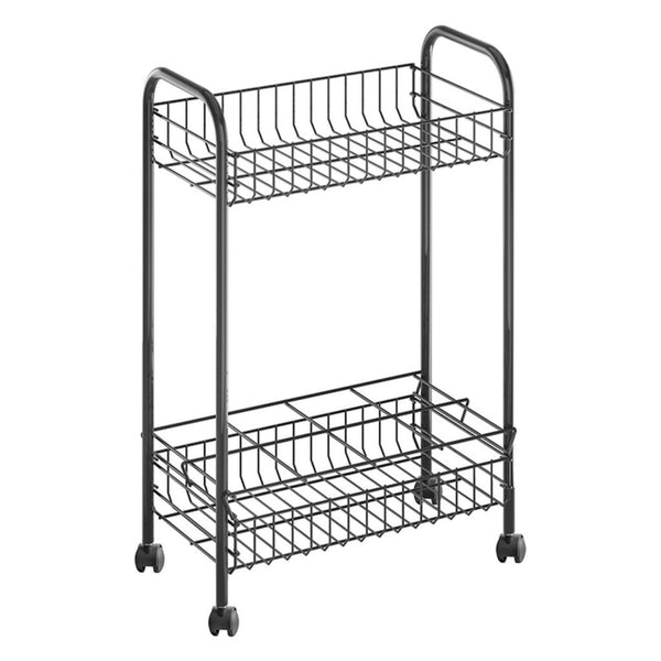 Metaltex Metaltex Belino Lava Trolly + Flessenhouder 23x41x63 Zwart