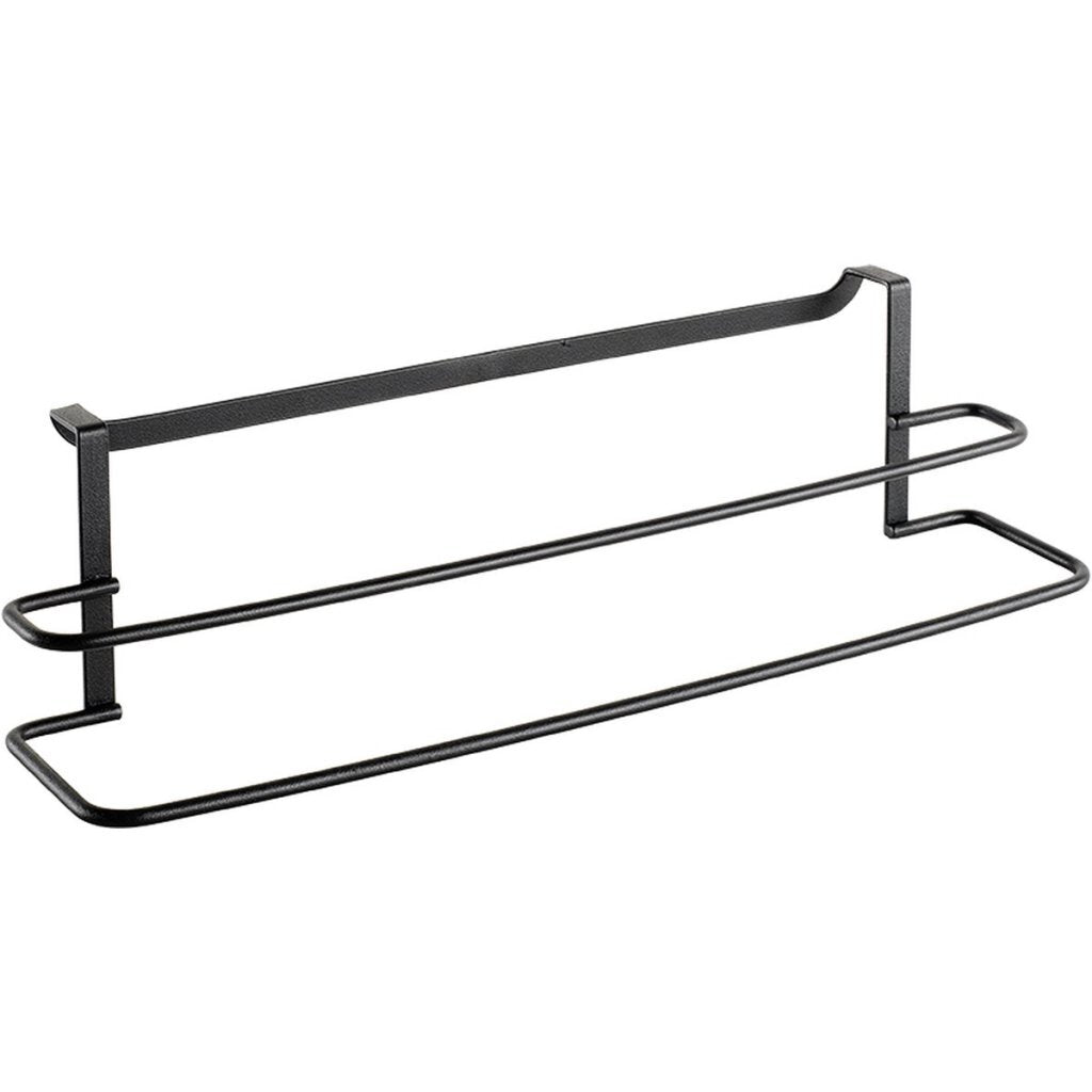 Metaltex Metaltex Dubbele Handdoekhouder 38x10x9 cm Zwart