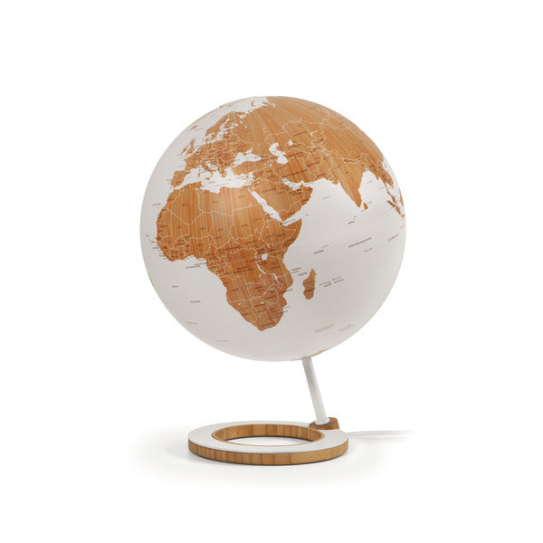 Atmosphere Atmosphere NR-0324BMBM-GB Globe Bamboo 25cm Diameter Bamboe Metaal