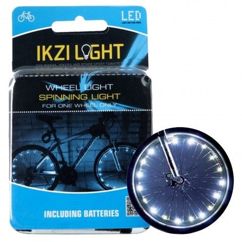 Eclairage de roue IKZI pour 2 roues - leds bleues