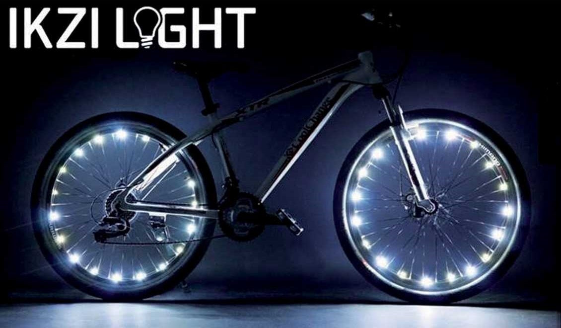 Eclairage de roue IKZI pour 2 roues - leds bleues