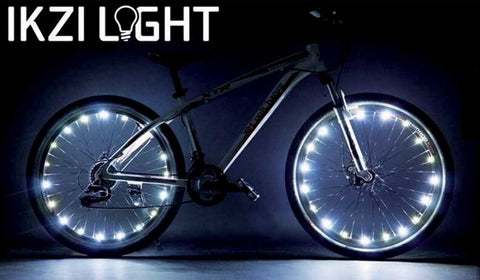 Eclairage de roue IKZI pour 2 roues - leds bleues