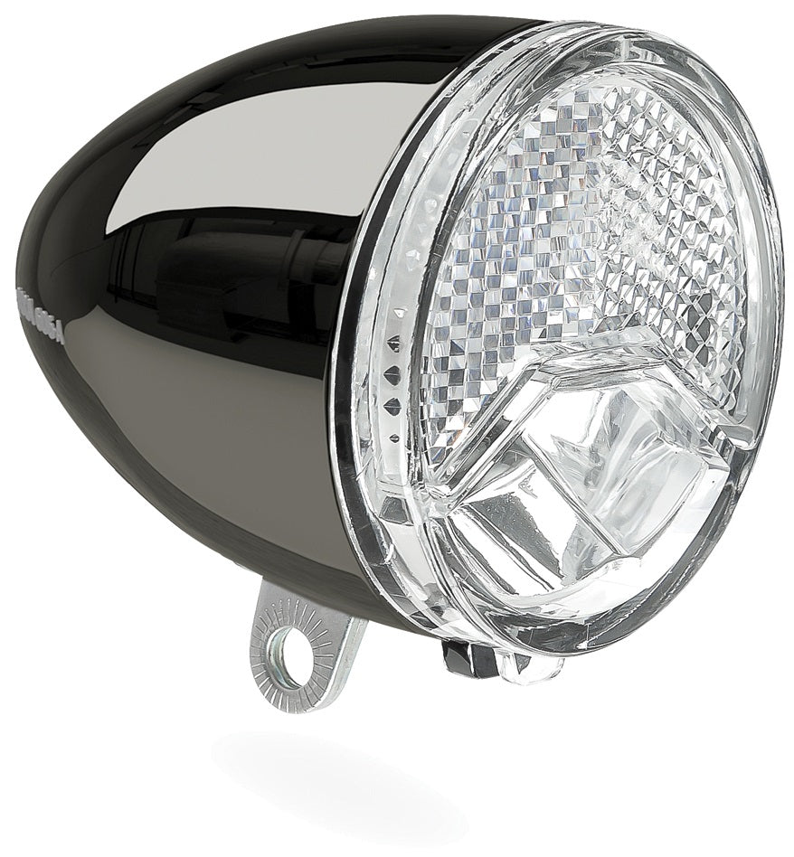 Axa Koplamp 606 E-bike 6-48 volt donker chroom 15 lux