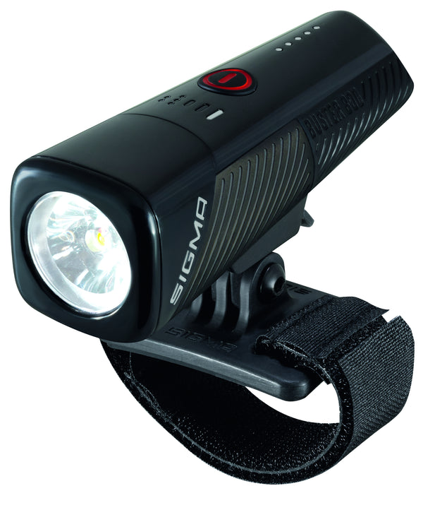 Phare Sigma Buster 800 LED porte-casque - Batterie Li-ion USB