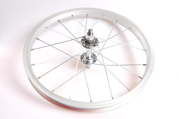 Roue avant 16 x 1,75 aluminium - argent