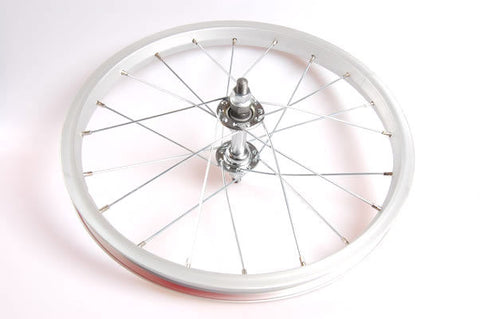 Roue avant 16 x 1,75 aluminium - argent