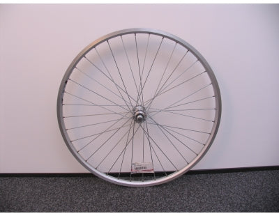 Roue avant 26 x 1.75" VTT - jante Ryde ZAC19 - moyeu aluminium - argent