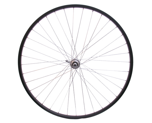 Achterwiel 28 x 1 4 aluminium Freewheel QR - zwart