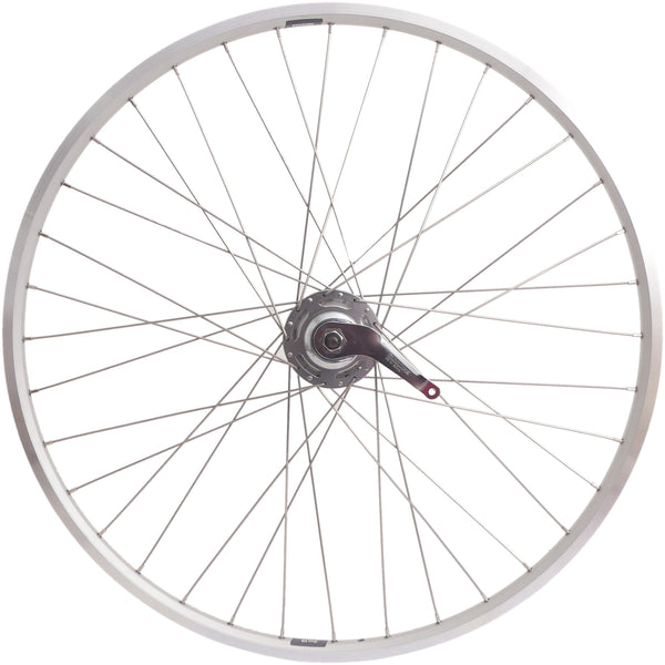 Achterwiel 28 622 x 19C Ryde ZAC19 velg met Shimano Nexus 7 remnaaf - zilver