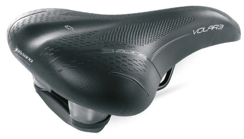 Selle de vélo Selle Bassano Volare XXL BigCity amortissement élastomère - noir