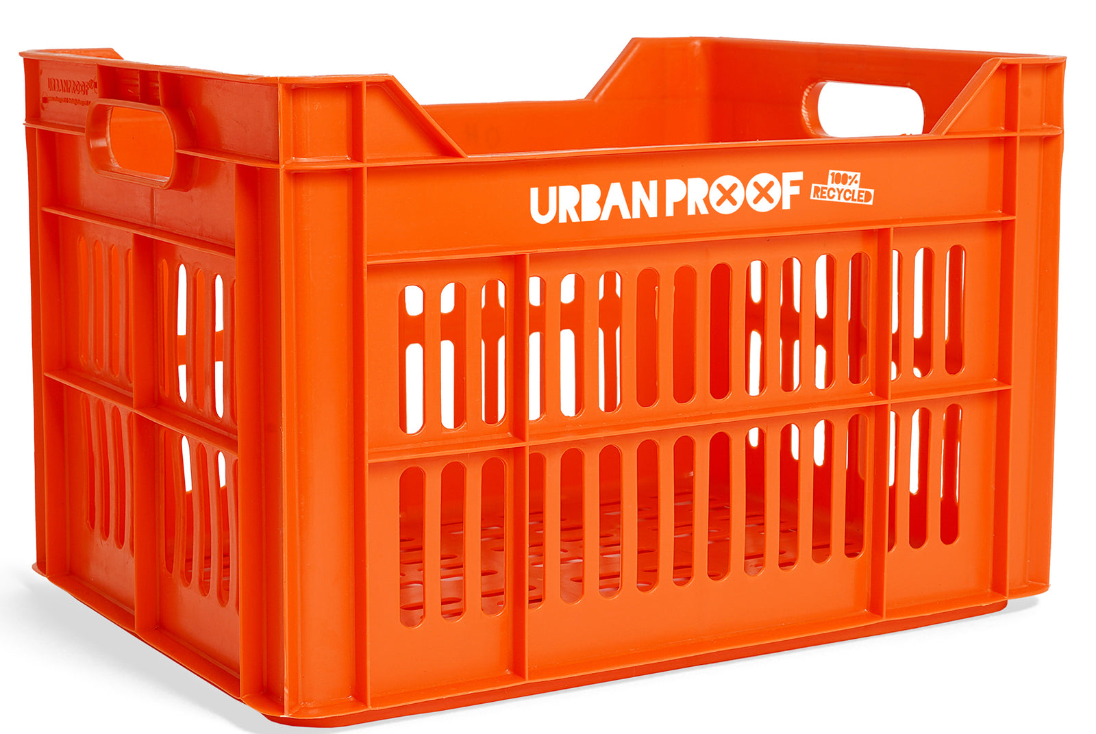 Gerecyclede fietskrat Urban Proof 30 liter - oranje