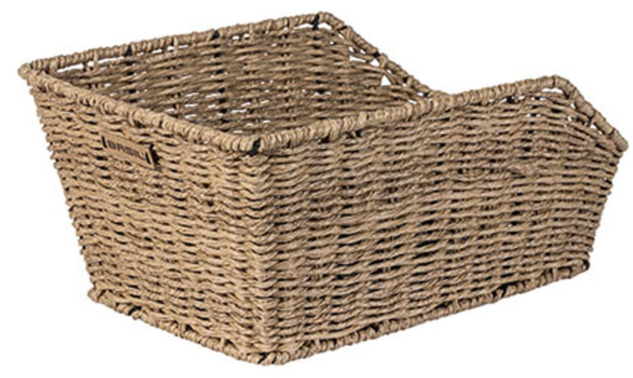 Basil Cento fietsmand achter Rattan Look WSL Seagrass