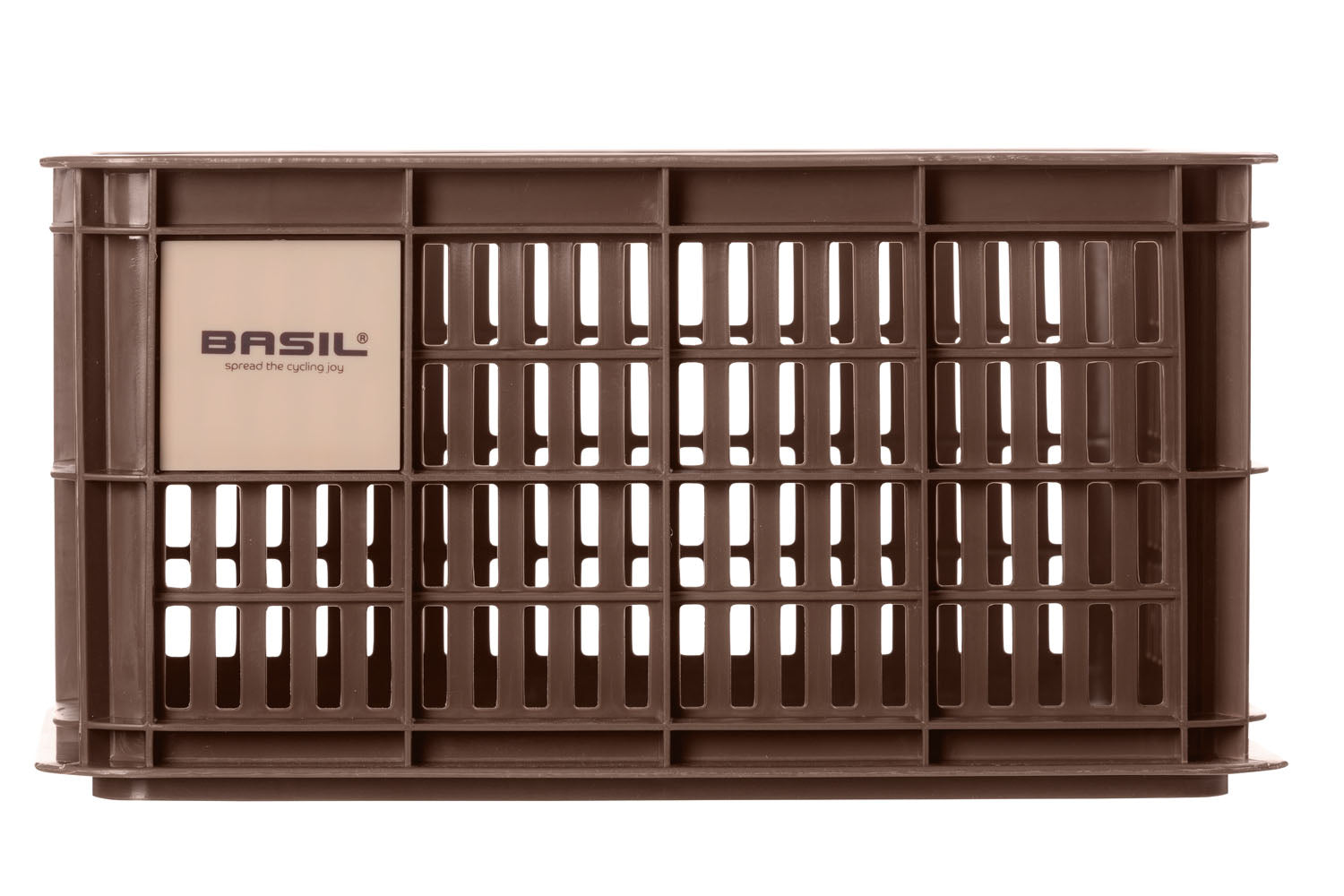 Gerecyclede fietskrat Basil Crate S 17.5 liter 29 x 39 x 20 cm - brown