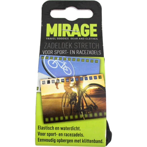 Zadeldek Mirage Sport Race van stretch nylon - zwart