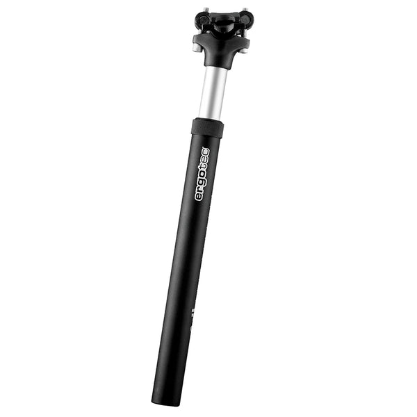 Telescopische verende zadelpen Ergotec SP-5.0 ø27.2 mm 350 mm - zwart