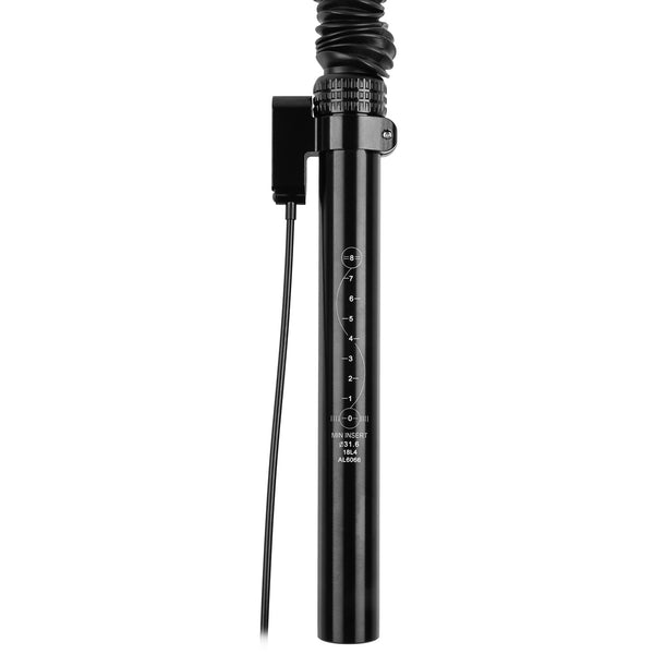 Dropper zadelpen M-Wave SP110-ADJ - ø27.2 mm 445 mm in hoogte verstelbaar - zwart