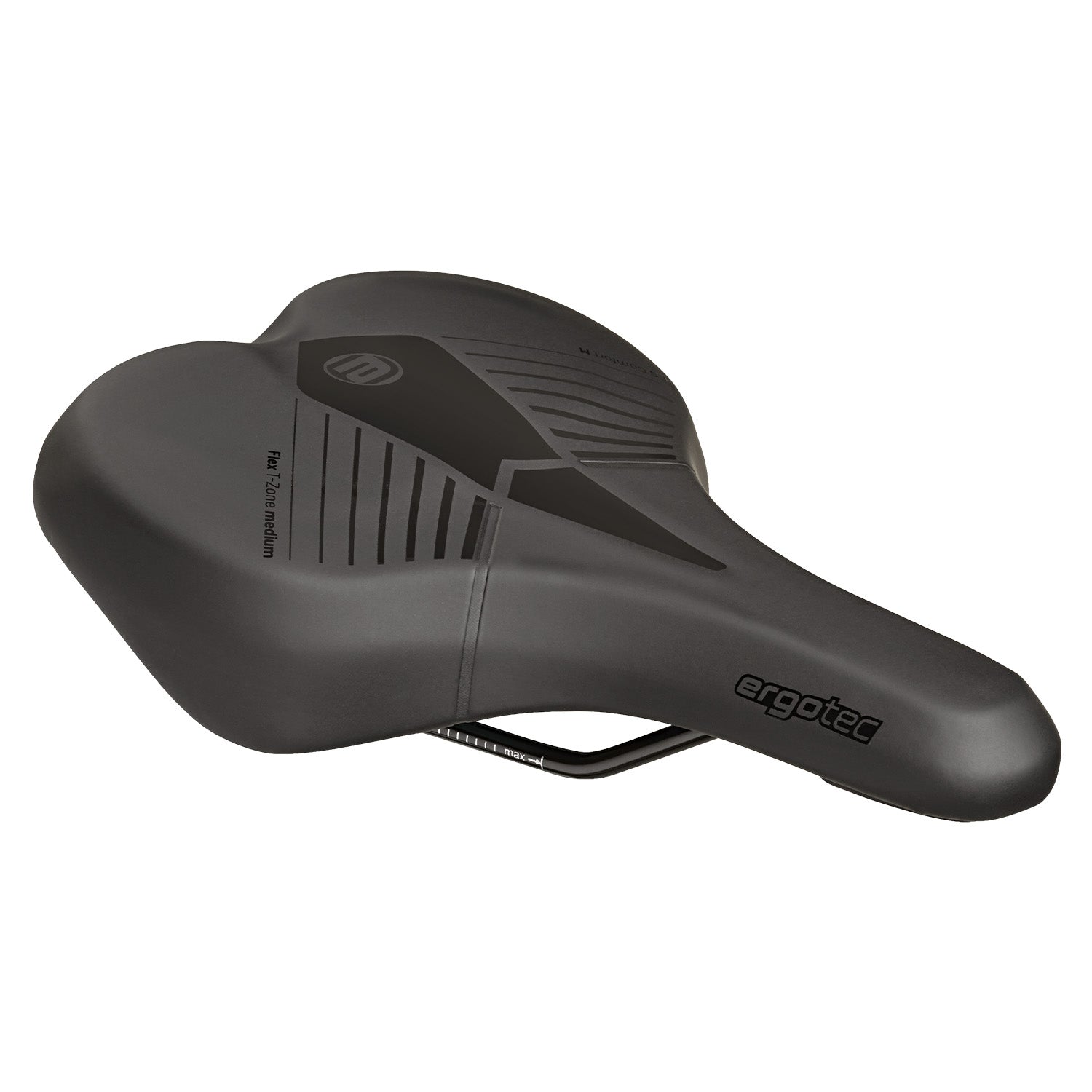 Fietszadel Ergotec Comfort L 265 x 206 mm medium - zwart