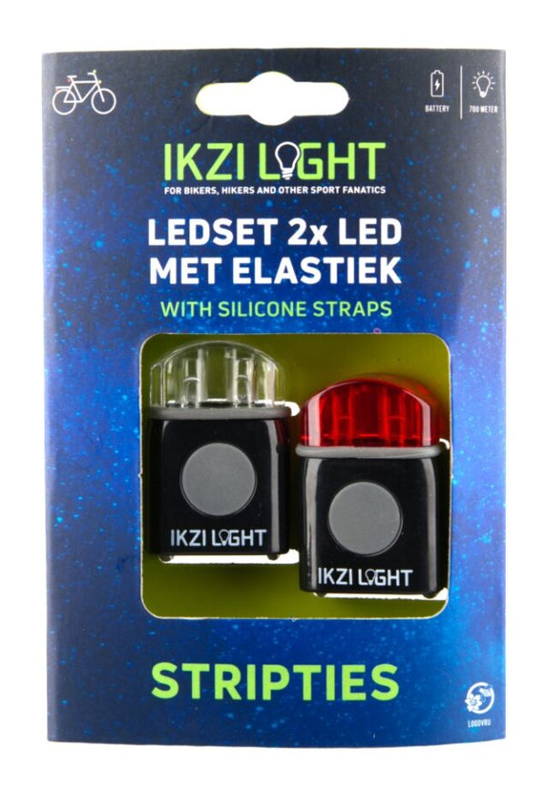 Verlichtingsset Ikzi Stripties 2-Led Zwart